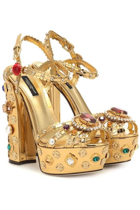 gold dolce gabbana shoes|dolce & gabbana shoes women.